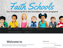 Tablet Screenshot of faithdayschool.org